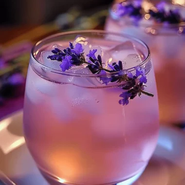 Un spritz aux parfums d’été : Spritz au Limoncello et Lavande, l’élégance en verre 3 Verre de Spritz au Limoncello et Lavande servi avec une tranche de citron et un brin de lavande, sur fond ensoleillé