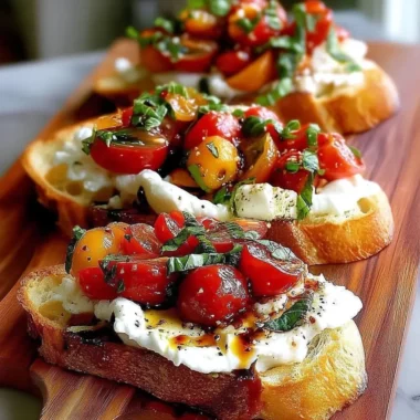 Bruschetta de Noël à la Burrata 4 Bruschetta de Noël à la Burrata