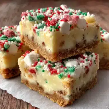 Barres à Biscuits Sans Cuisson du Père Noël : le Dessert Magique qui Enchante les Fêtes 4 8