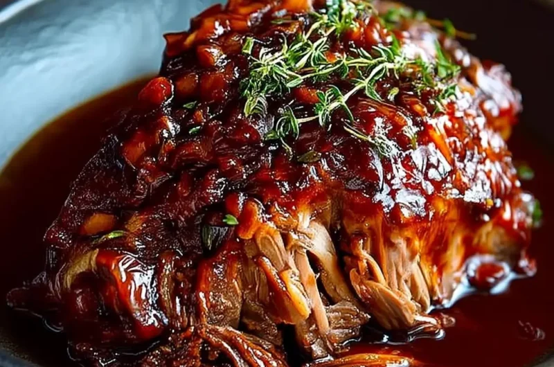 Cochon Confit de Noël à la Bière Brune & Sirop d’Érable