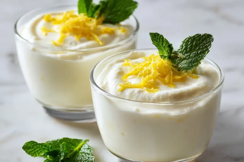 Mousse légère au citron