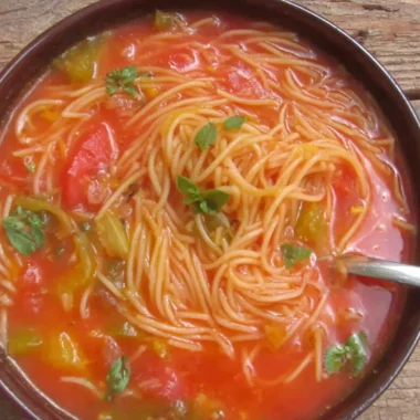 Le goût des souvenirs : ma soupe tomates vermicelles comme autrefois 3 Soupe Tomates Vermicelles Classique