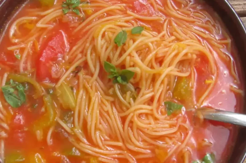 Soupe Tomates Vermicelles Classique
