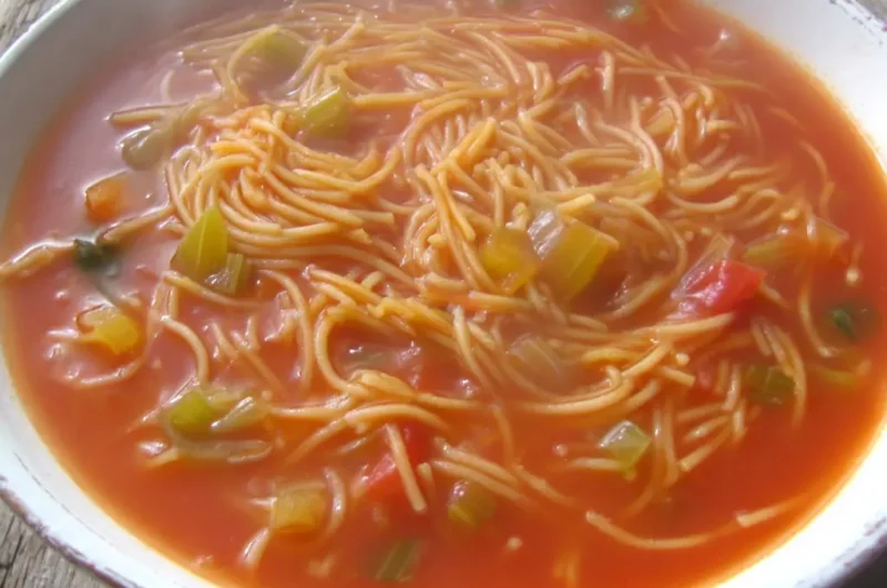 Soupe Tomates Vermicelles Classique