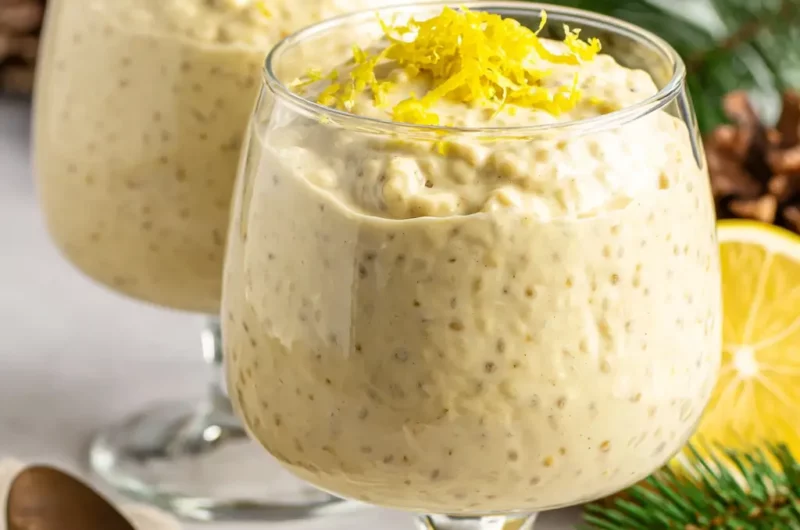 Crème de chia au citron