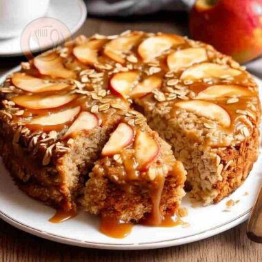 Gâteau diététique aux flocons d’avoine et aux pommes, la douceur saine qui réconforte 3 Gâteau diététique aux flocons d’avoine et aux pommes
