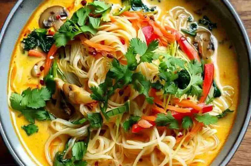 Le Bol Anti-Froid : Curry Thaï de Nouilles, Coco & Épices Parfumées