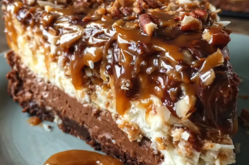 Gâteau au fromage allemand au chocolat