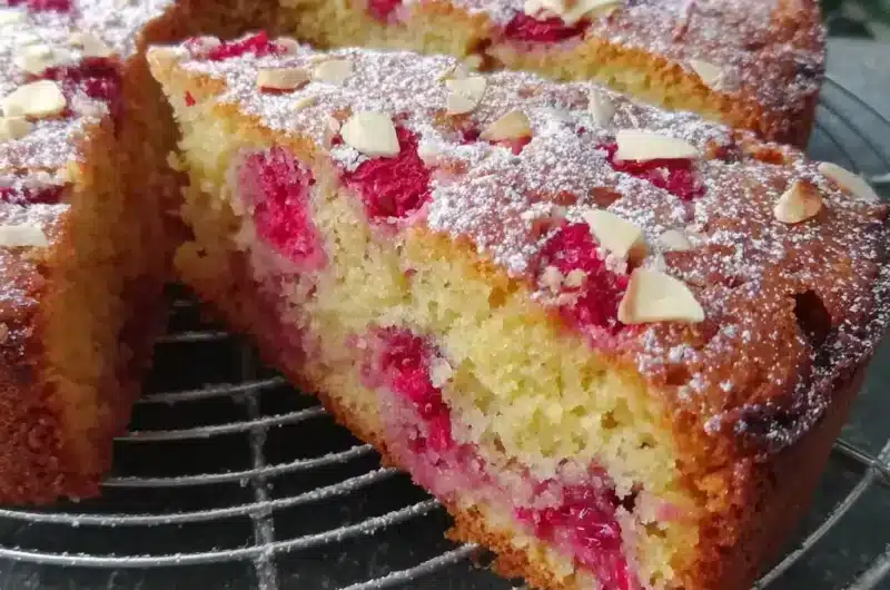 Gâteau à la framboise