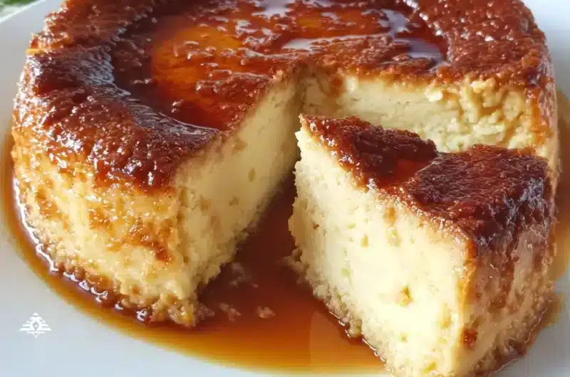 Flan aux pommes & yaourt
