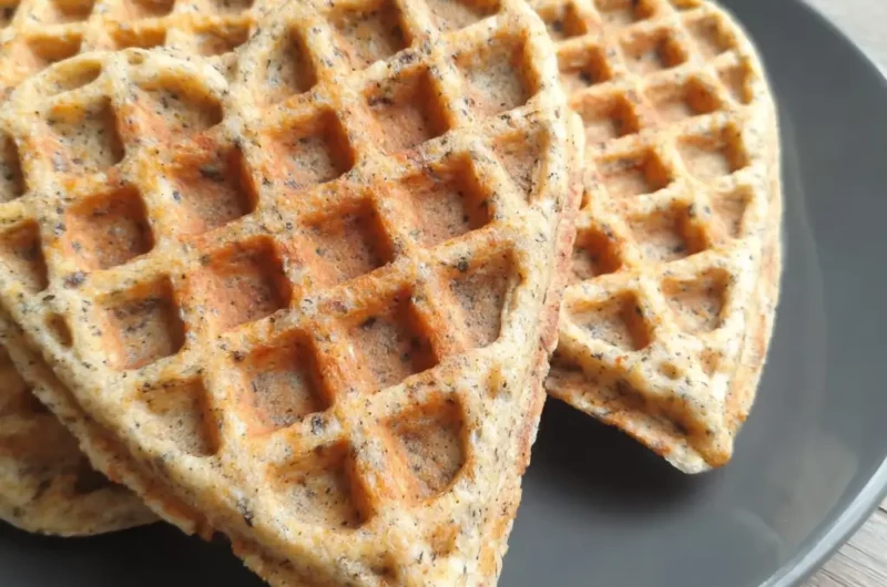 Gaufres banane & flocons d’avoine