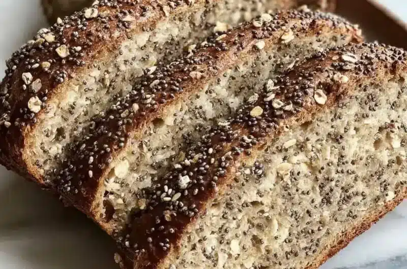 Pain sans Farine à l’Avoine et aux Graines de Chia