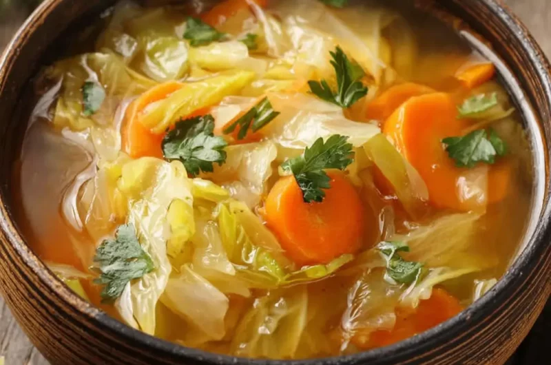 Soupe Brûle-Graisses au Chou, Légère et Réconfortante