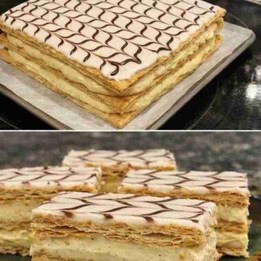Mille-feuille vanille croustillant maison, le grand classique pâtissier qui fait toujours son effet 3 Mille-feuille vanille croustillant maison