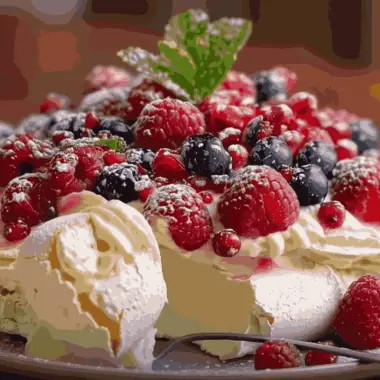 Pavlova nuage aux fruits rouges, le grand dessert aérien qui fait toujours son effet 3 Pavlova Nuage aux Fruits Rouges