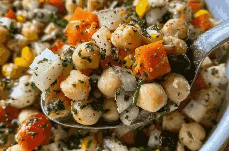 Salade de pois chiches ultra savoureuse