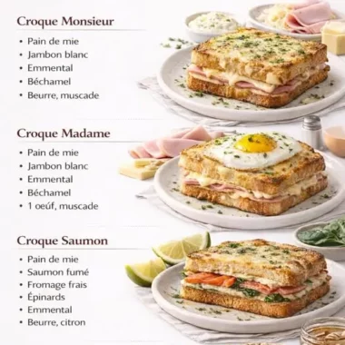 4 Croques Gourmands Maison : Le plaisir croustillant et fondant en 20 minutes 3 4 Croques Gourmands Maison