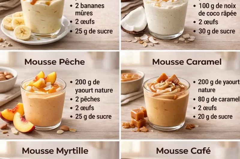 Mousses au Yaourt 6 Recettes Légères et Délicieuses