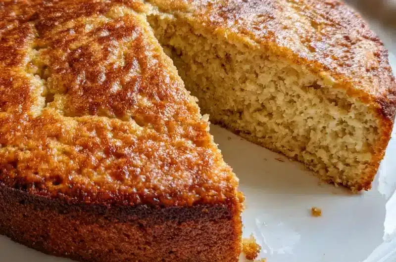 Gâteau Régime à la Banane et aux Flocons d'Avoine