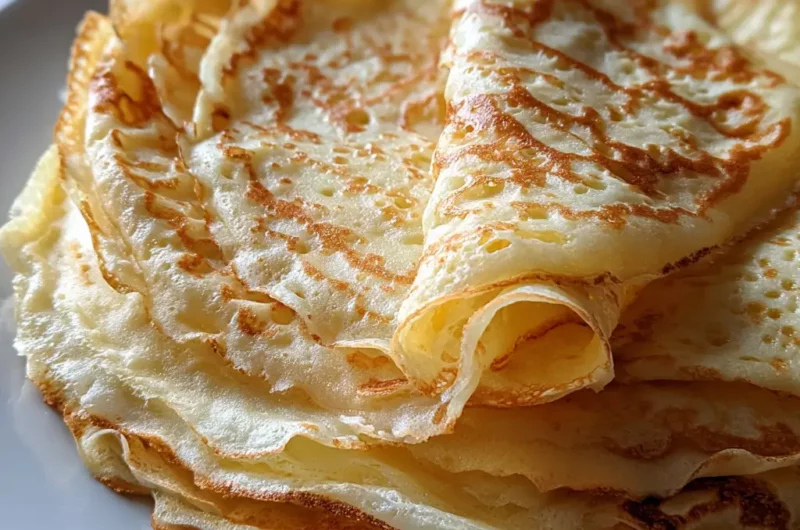 Crêpes moelleuses inratables