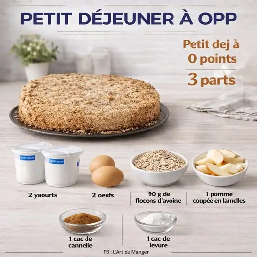 Gâteau Avoine & Pomme Zéro Point