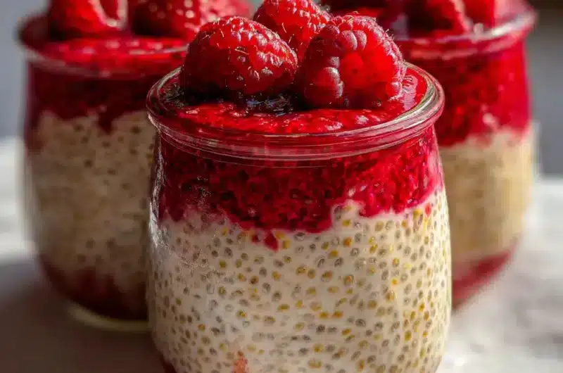 Pudding de Chia aux Framboises