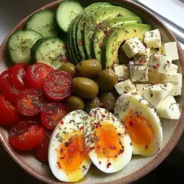 Salade Méditerranéenne Énergie : fraîcheur solaire et douceur crémeuse dans l’assiette 6 SALade Méditerranéenne Énergie