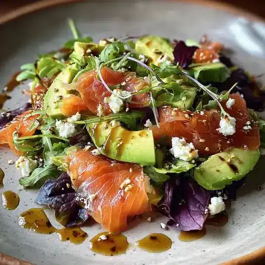 Salade au Saumon Fumé