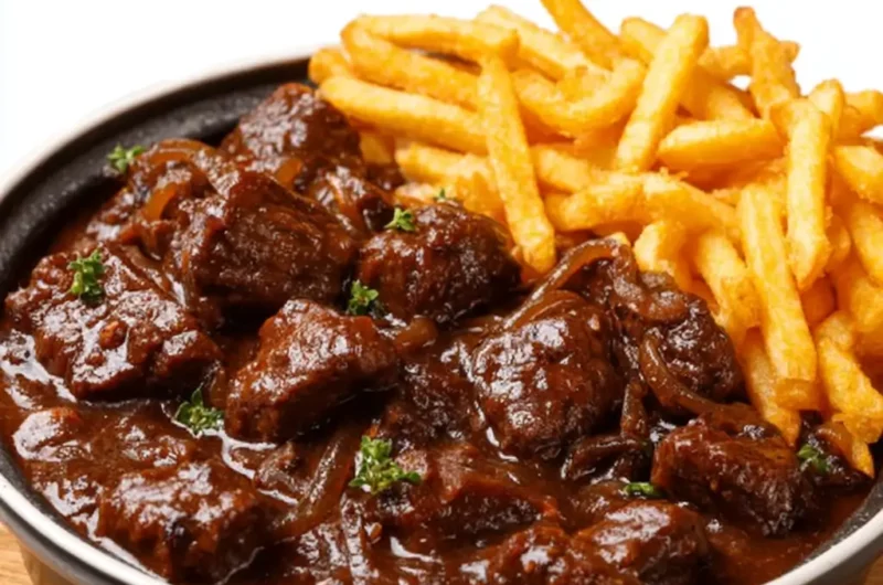 CARBONADE FLAMANDE TRADITIONNELLE & FRITES MAISON