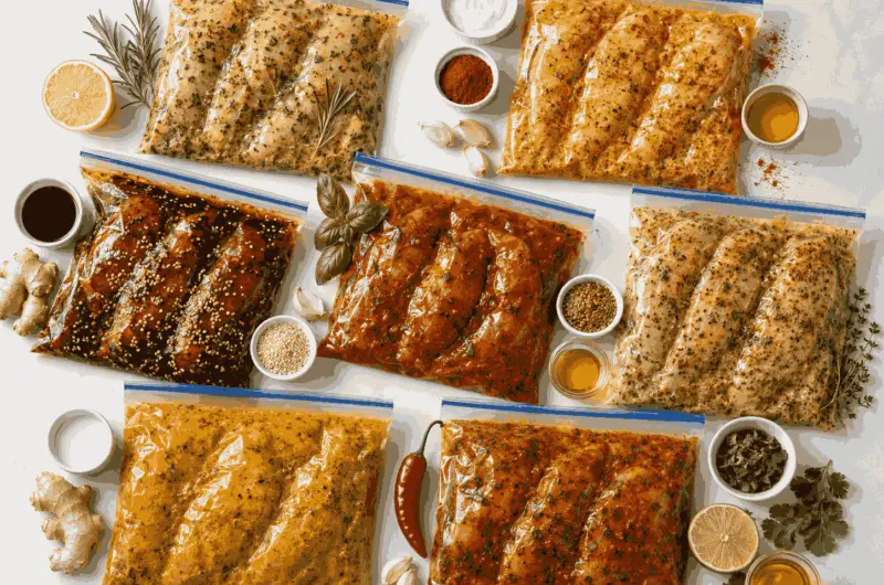 7 Marinades pour Poitrines de Poulet Marinade Citron Romarin