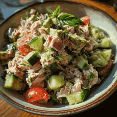 Salade Énergisante Avocat & Thon : fraîcheur, douceur et caractère dans l’assiette 2 Salade Énergisante Avocat & Thon
