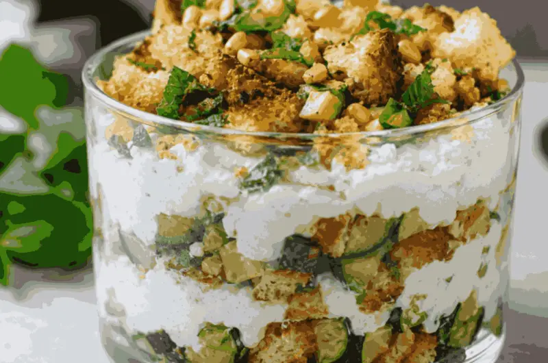 Tiramisu Salé Courgettes, Chèvre Frais & Menthe (1)