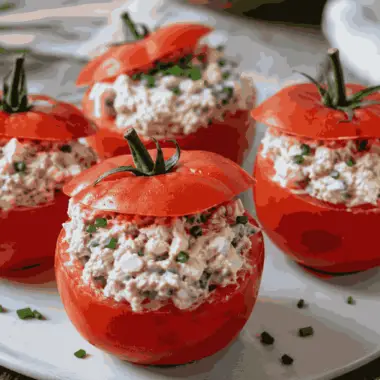 Tomates farcies au thon : la recette fraîche, généreuse et pleine de souvenirs d’été 4 Tomates farcies au thon