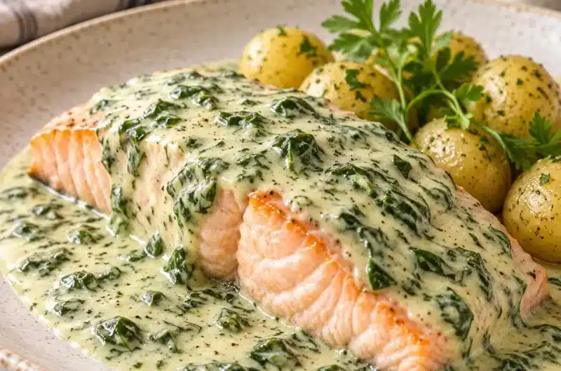 Blanquette de saumon a loseille