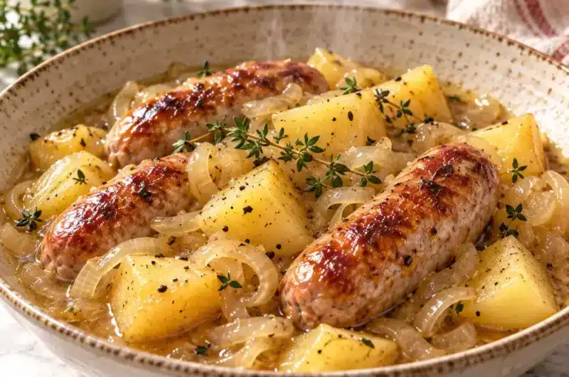 Diots de Savoie au Vin Blanc et Pommes de Terre