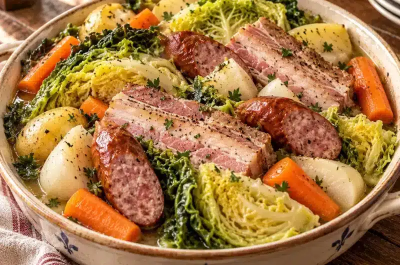 Potée auvergnate au chou et au lard-2