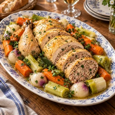 Poule au pot farcie à l’ancienne : le grand plat familial qui mijote tout l’après-midi 4 Poule au pot farcie à l’ancienne