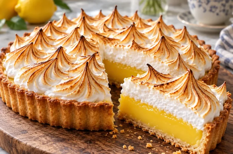 Tarte au citron meringuée
