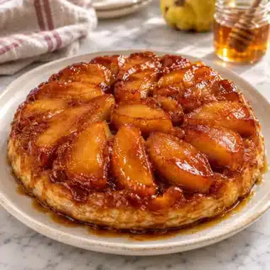 Tarte fine renversée aux coings et miel : le fruit oublié qui mérite une place sur votre table 3 Tarte fine renversee aux coings et miel