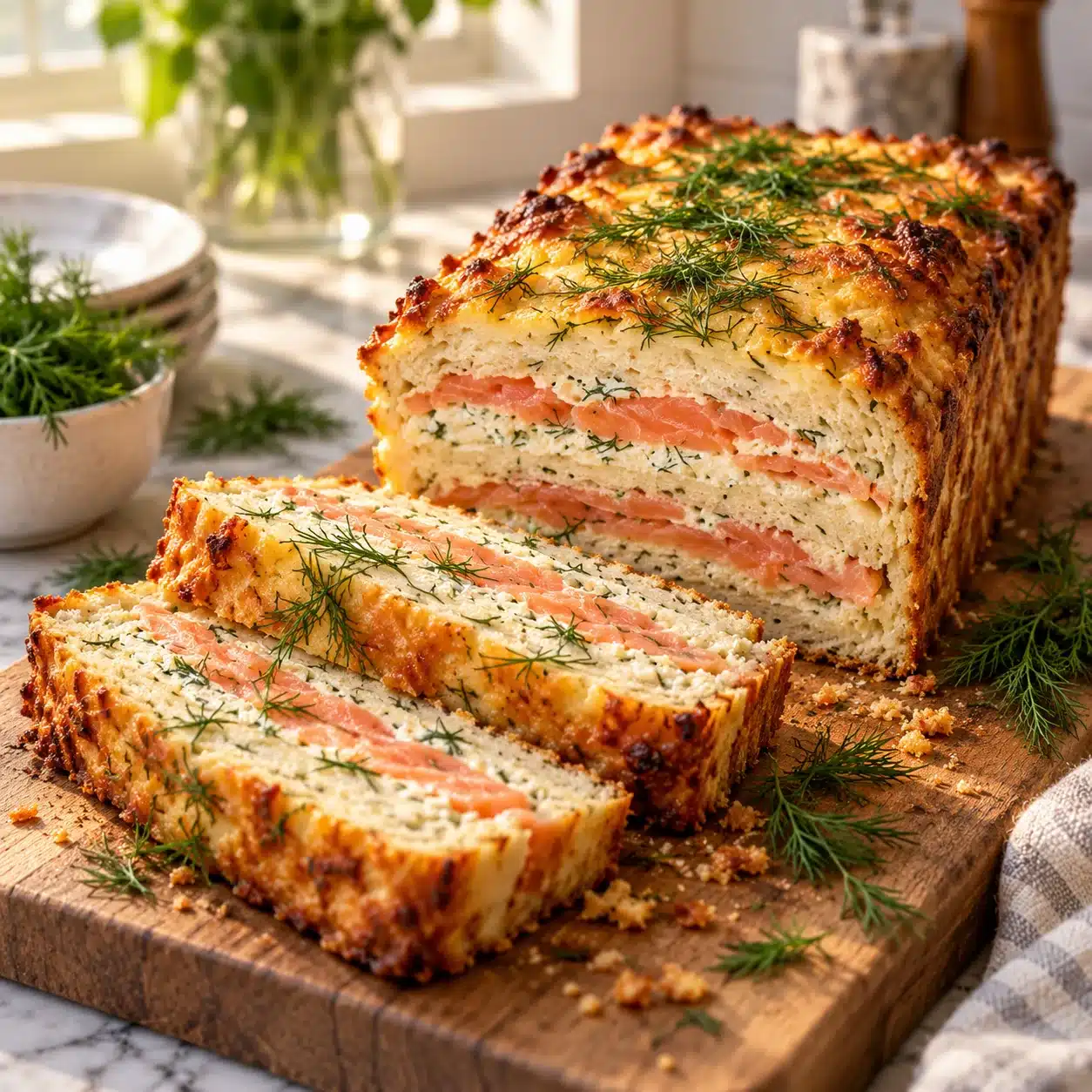 Cake Croque Moelleux au Saumon Fumé et Boursin : L'Apéritif Parfait 2 Cake Croque Moelleux au Saumon Fumé et Boursin : L'Apéritif Parfait