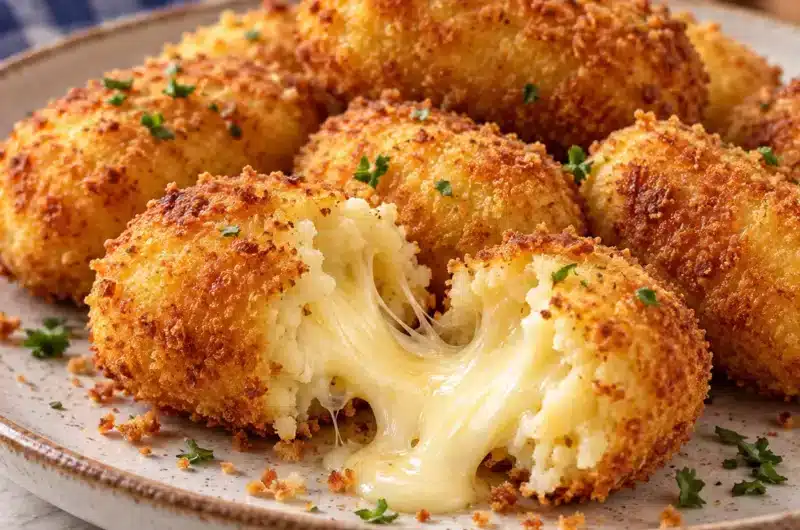 Croquettes de Purée Cœur Coulant au Fromage : Recette Facile d'Amélie — image 1