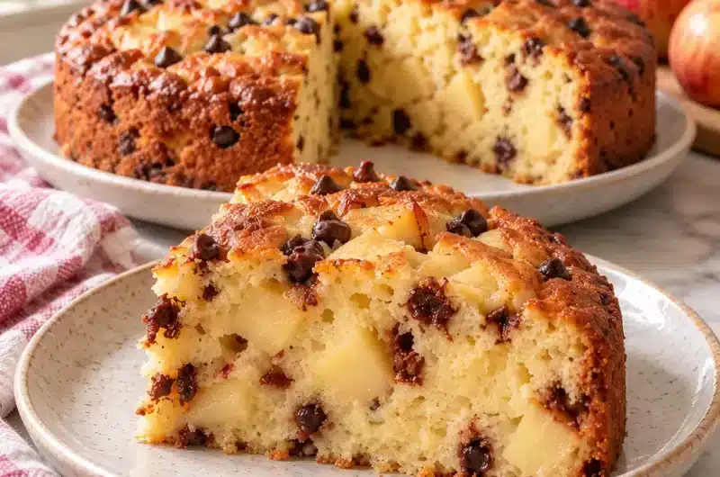 Gâteau Léger au Skyr, Pommes et Pépites de Chocolat : Ma Recette Douceur — image 1
