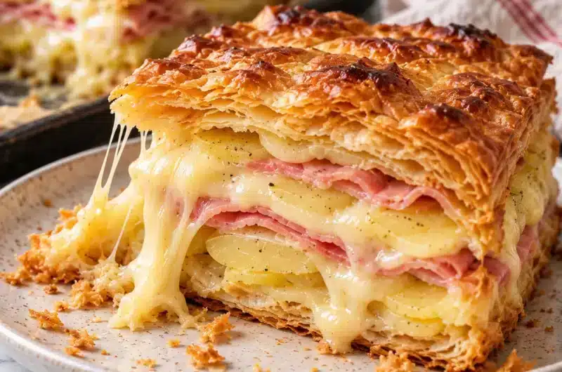 Millefeuille Salé Façon Raclette : L'Expérience Fondante Réinventée — image 1
