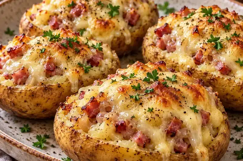 Pommes de Terre Farcies Façon Raclette : Le Réconfort Gourmand d'Amélie — image 1