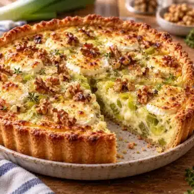 Quiche Poireaux Chèvre Noix : La Recette Maison d'Amélie 3 Quiche Poireaux Chèvre Noix : La Recette Maison d'Amélie — image 1