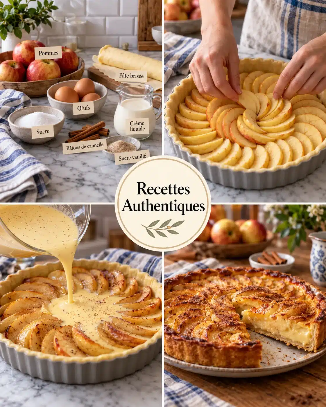 Tarte aux Pommes Alsacienne : Le Secret d'Amélie pour un Dessert Réconfortant 2 Tarte aux Pommes Alsacienne : Le Secret d'Amélie pour un Dessert Réconfortant