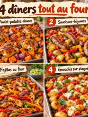 4 dîners tout au four : sans vaisselle, sans tracas !