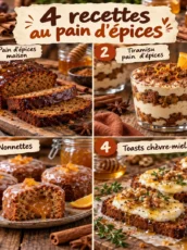 4 recettes au pain d’épices faciles et gourmandes