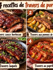 4 recettes de travers de porc fondants et savoureux