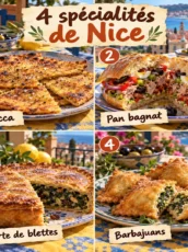 4 recettes avec les spécialités de Nice faciles